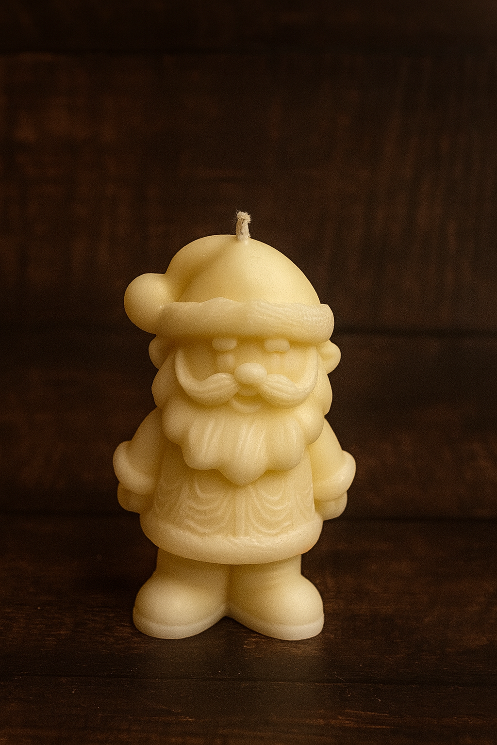 Weihnachtsmann-Kerze